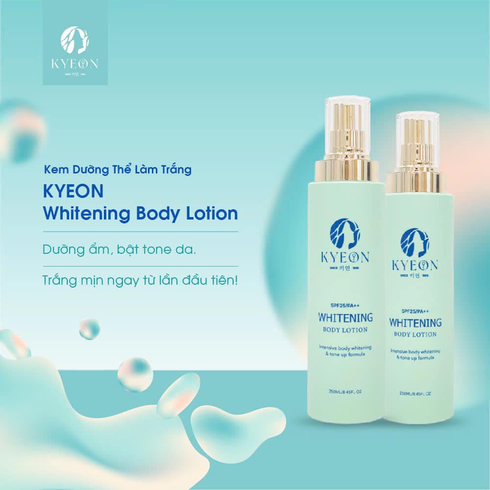 Kem dưỡng trắng da Kyeon Whitening Body Lotion [Review]