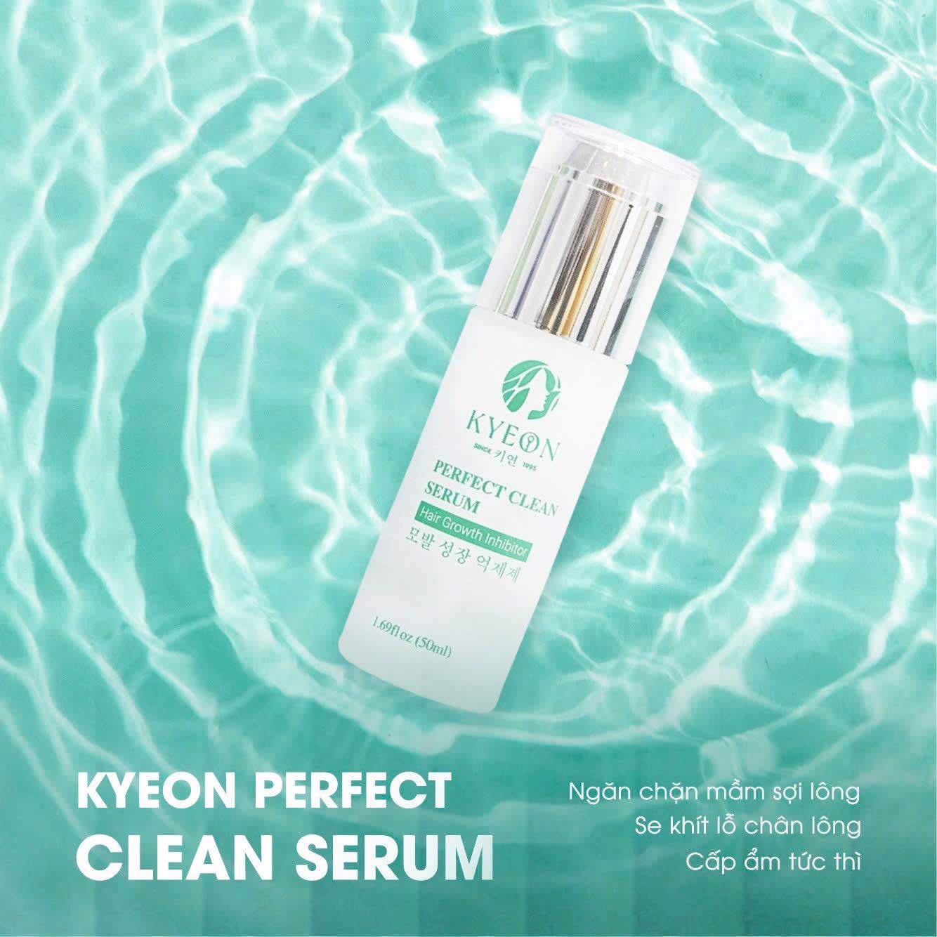 Bộ 3 sản phẩm mỹ phẩm KYEON – Giải pháp dưỡng da toàn diện cho làn da Việt 4 Serum ức chế mọc lông KYEON giúp làn da láng mịn, không thâm sạm sau wax/cạo.